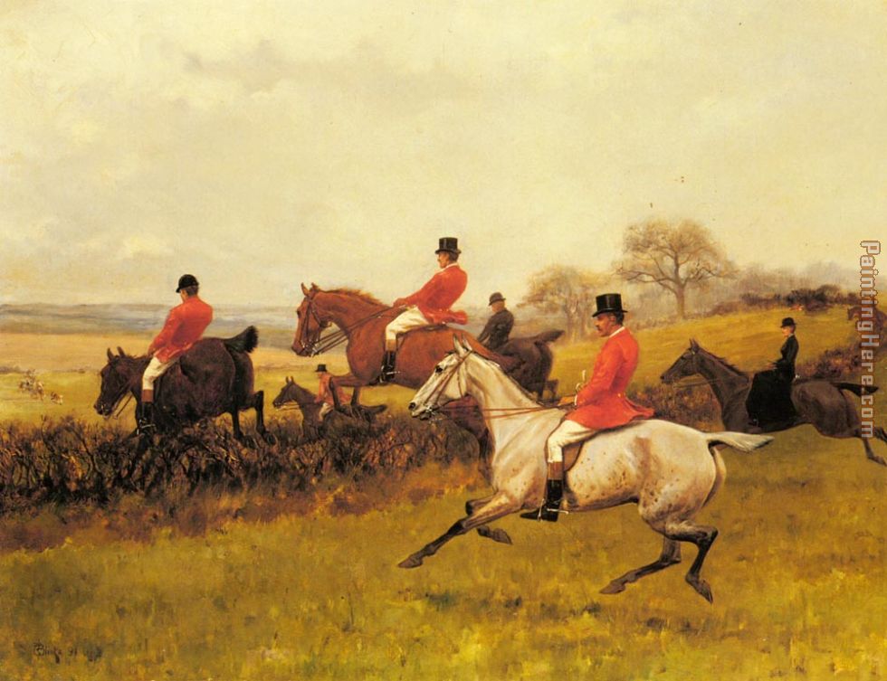 Over The Hedge painting - Thomas Blinks Over The Hedge art painting